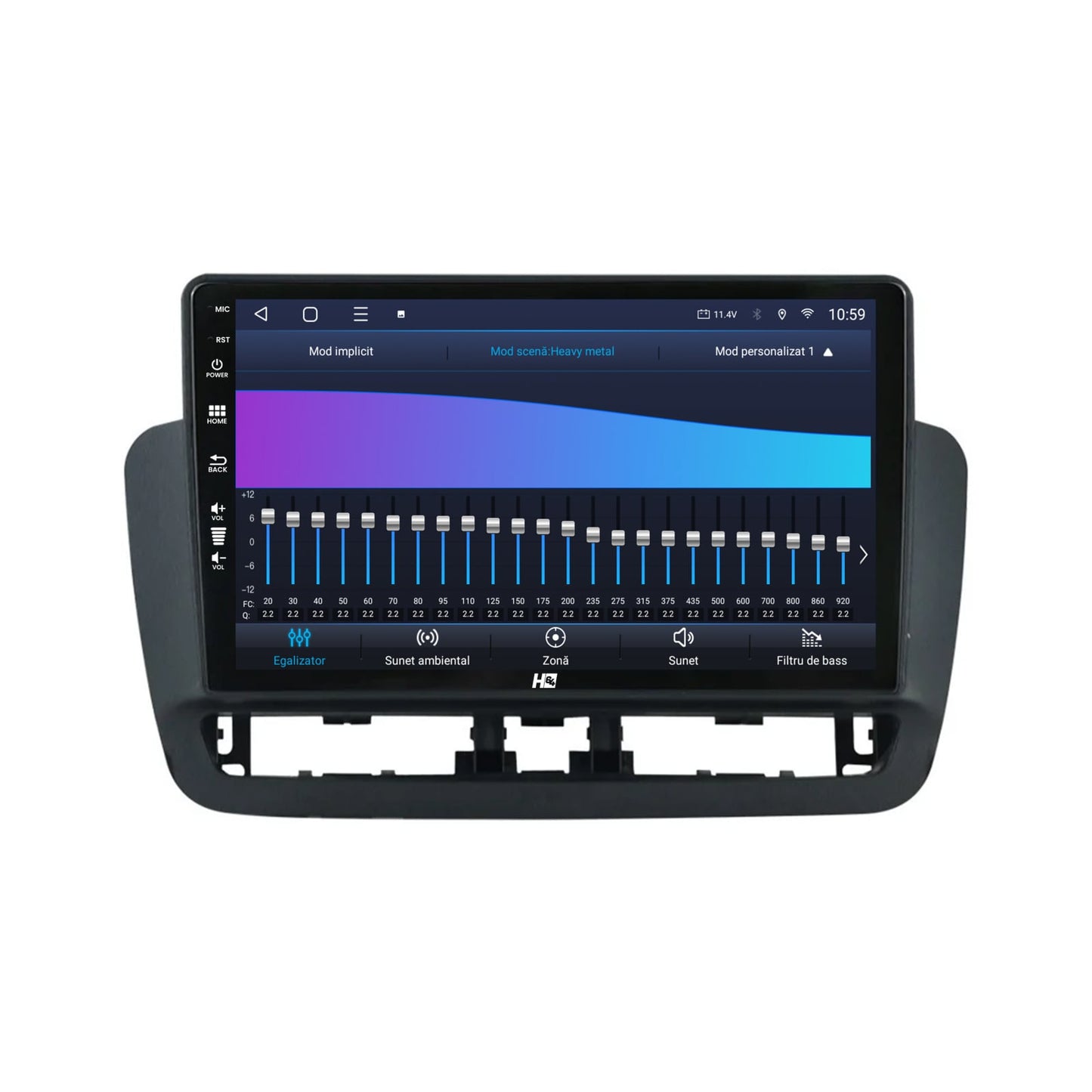 Navigatie HUB64 Seat Ibiza IV (2014-2017), 8GB RAM, Android, Octacore, Slot Sim 4G, DSP, GPS, Wi-FI, Carplay, Android Auto, USB, Bluetooth, Waze, Touchscreen, 9 Inch