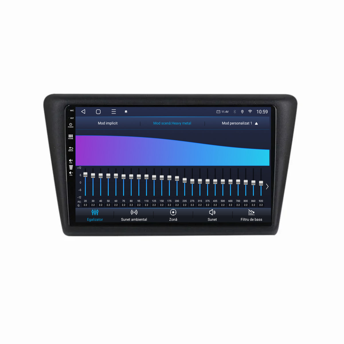 Navigatie HUB64 Seat Toledo / Skoda Rapid (2012-2019), 8GB RAM, Android, Octacore, Slot Sim 4G, DSP, GPS, Wi-FI, Carplay, Android Auto, USB, Bluetooth, Waze, Touchscreen, 9 Inch
