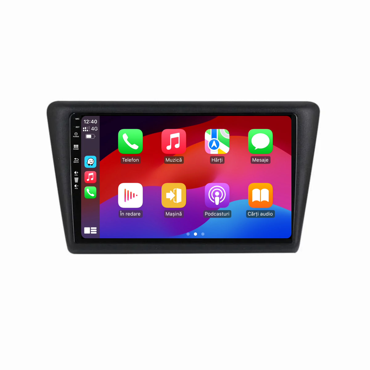 Navigatie HUB64 Seat Toledo / Skoda Rapid (2012-2019), 8GB RAM, Android, Octacore, Slot Sim 4G, DSP, GPS, Wi-FI, Carplay, Android Auto, USB, Bluetooth, Waze, Touchscreen, 9 Inch