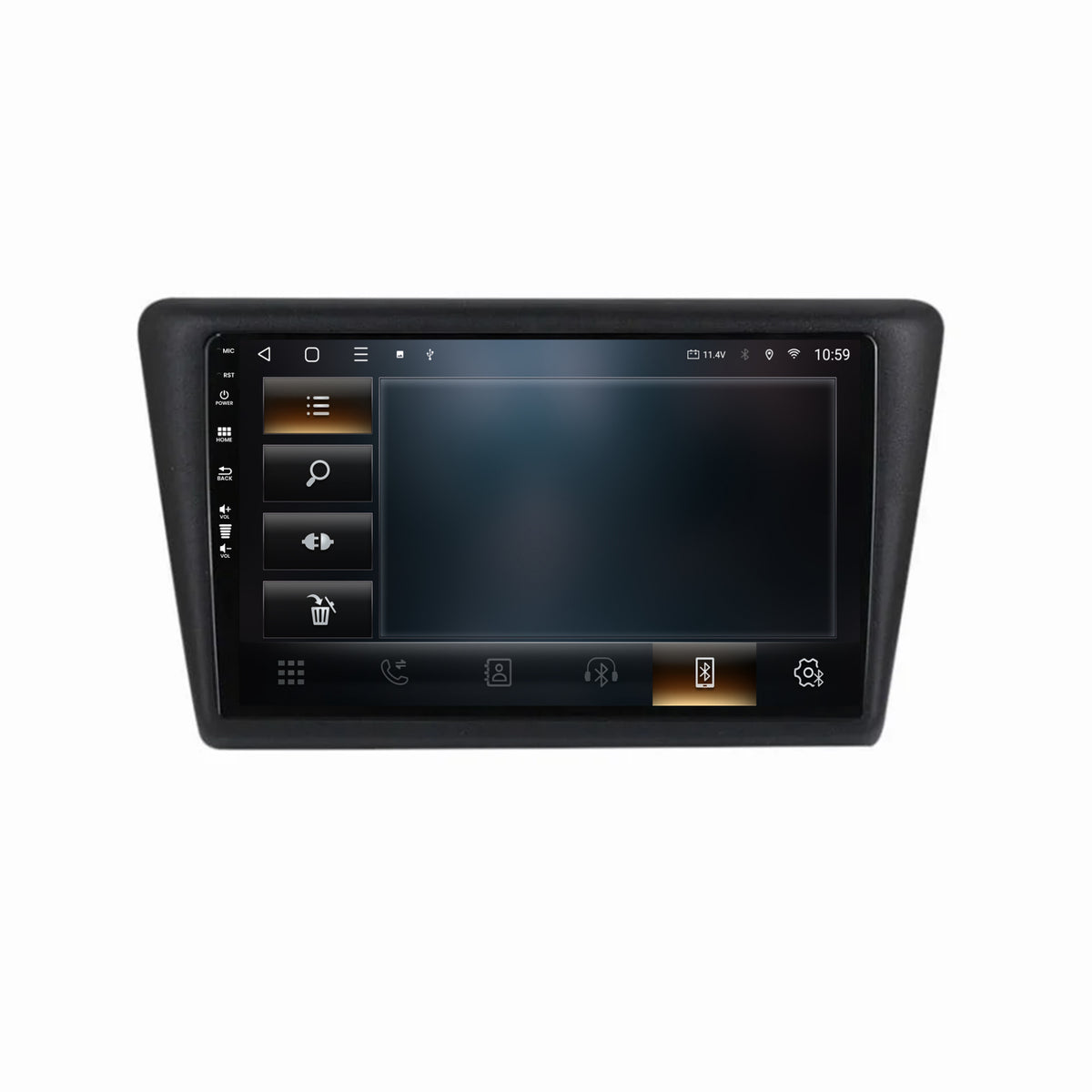 Navigatie HUB64 Seat Toledo / Skoda Rapid (2012-2019), 8GB RAM, Android, Octacore, Slot Sim 4G, DSP, GPS, Wi-FI, Carplay, Android Auto, USB, Bluetooth, Waze, Touchscreen, 9 Inch