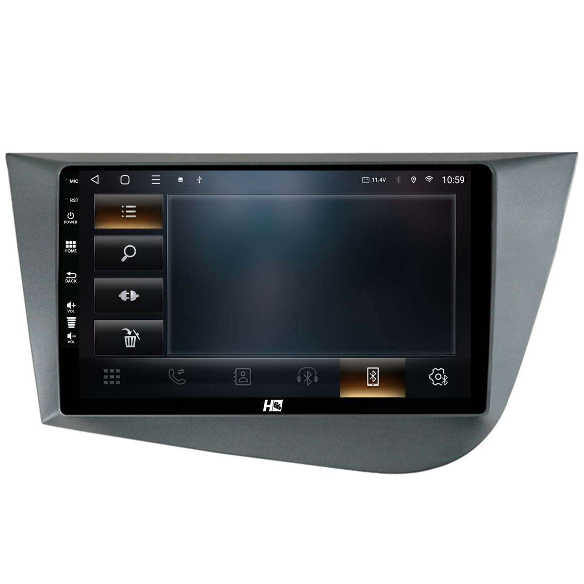 Navigatie HUB64 Seat Leon (2005-2012), 2GB RAM, Android, GPS, Wi-FI, Carplay, Android Auto, USB, Bluetooth, Radio, Waze, Touchscreen, 9 inch
