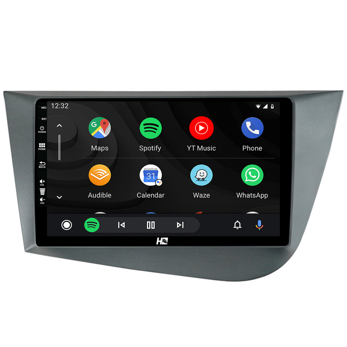 Navigatie HUB64 Seat Leon (2005-2012), 2GB RAM, Android, GPS, Wi-FI, Carplay, Android Auto, USB, Bluetooth, Radio, Waze, Touchscreen, 9 inch