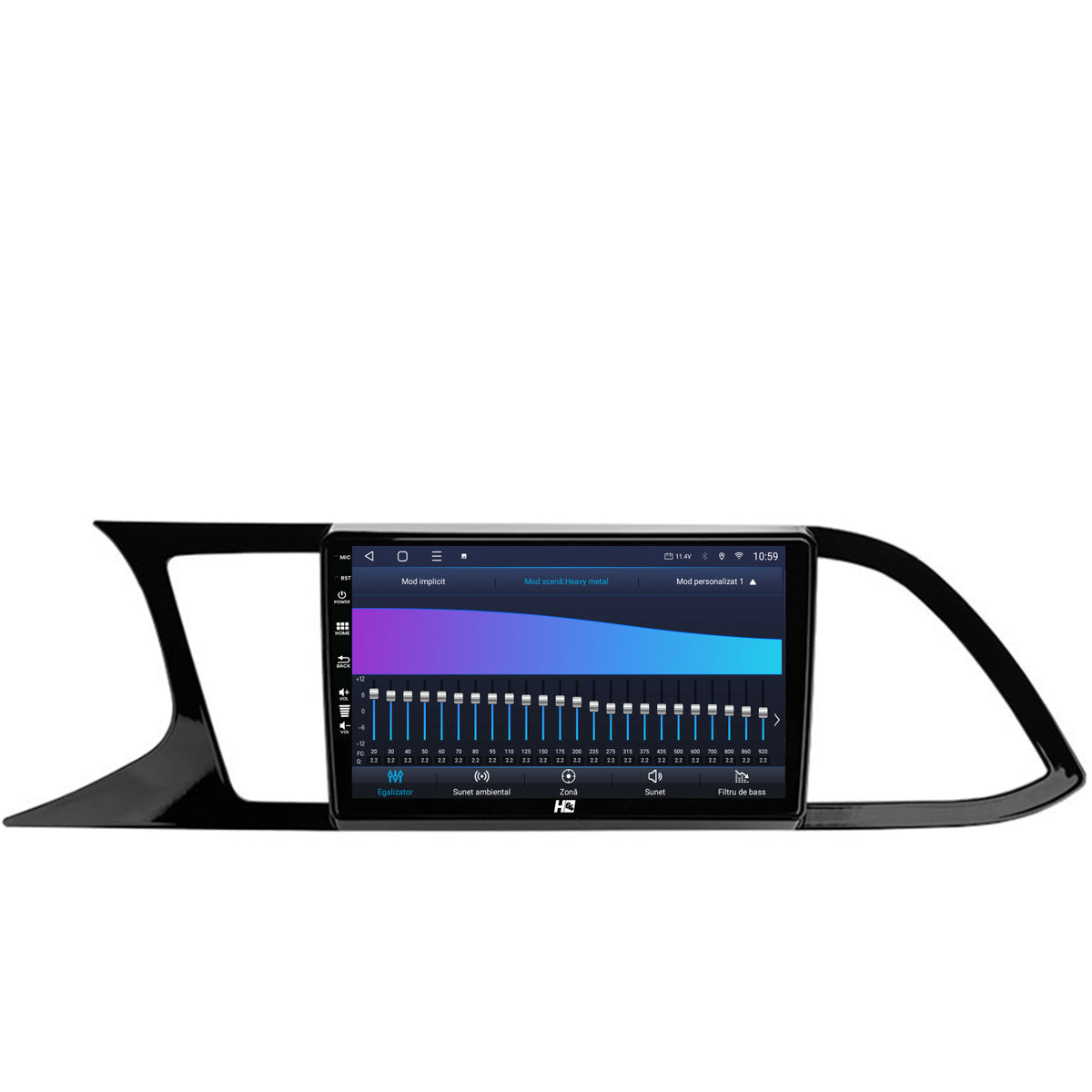 Navigatie HUB64 Seat Leon 3 (2014-2020), 4GB RAM, Android, Octacore, Slot Sim 4G, DSP, GPS, Wi-FI, Carplay, Android Auto, USB, Bluetooth, Waze, Touchscreen, 9 inch