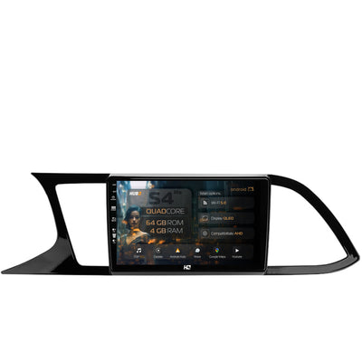 Navigatie HUB64 Seat Leon 3 (2014-2020), 4GB RAM, Android, Quadcore, DSP, GPS, Wi-FI, Carplay, Android Auto, USB, Bluetooth, Waze, Touchscreen, 9 inch