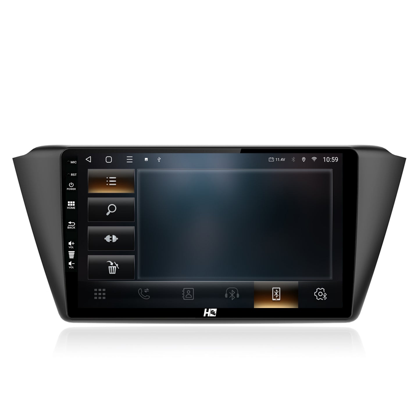 Navigatie HUB64 Skoda Fabia (2015+), 2GB RAM, Android, GPS, Wi-FI, Carplay, Android Auto, USB, Bluetooth, Radio, Waze, Touchscreen, 9 inch