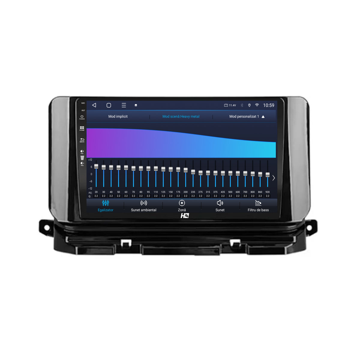 Navigatie HUB64 Skoda Octavia 4 (2021+), 2GB RAM, Android, GPS, Wi-FI, Carplay, Android Auto, USB, Bluetooth, Radio, Waze, Touchscreen, 10.1 inch