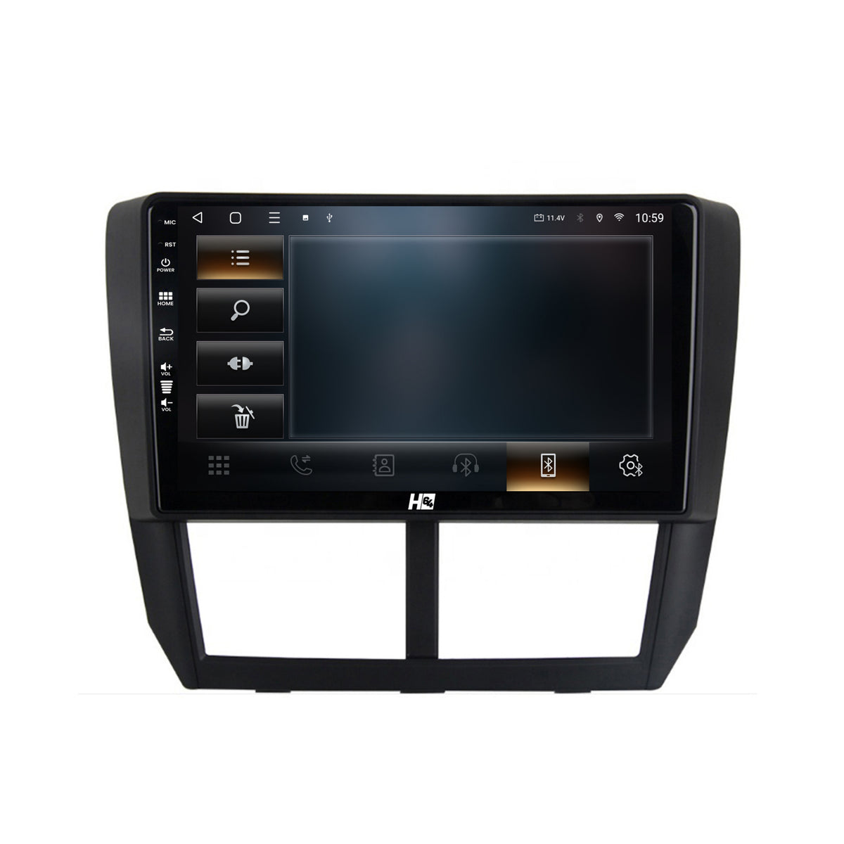 Navigatie HUB64 Subaru Forester (2007-2013), 4GB RAM, Android, Quadcore, DSP, GPS, Wi-FI, Carplay, Android Auto, USB, Bluetooth, Waze, Touchscreen, 9 inch
