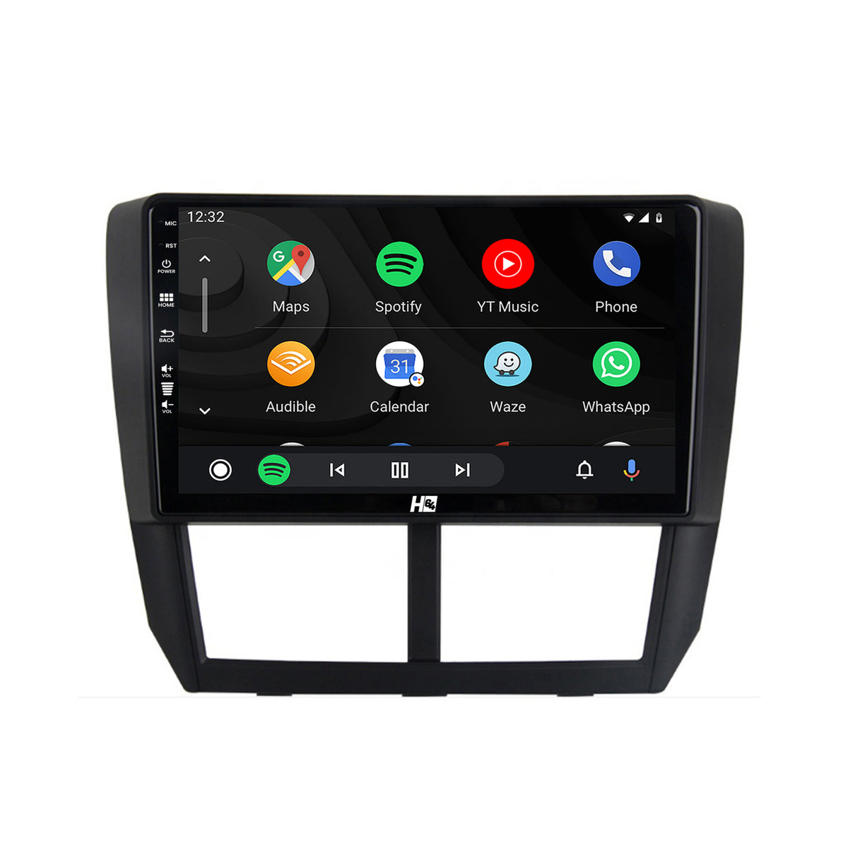 Navigatie HUB64 Subaru Forester (2007-2013), 4GB RAM, Android, Quadcore, DSP, GPS, Wi-FI, Carplay, Android Auto, USB, Bluetooth, Waze, Touchscreen, 9 inch
