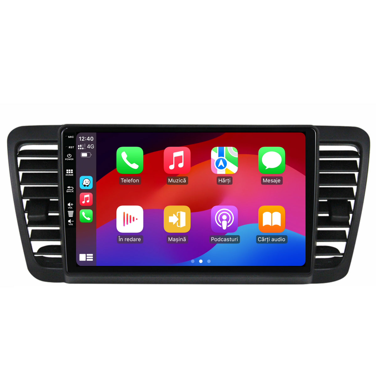Navigatie HUB64 Subaru Legacy (2004-2010), 8GB RAM, Android, Octacore, Slot Sim 4G, DSP, GPS, Wi-FI, Carplay, Android Auto, USB, Bluetooth, Waze, Touchscreen, 9 Inch