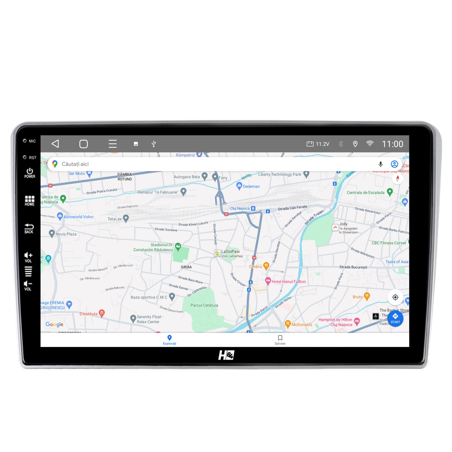 Navigatie HUB64 Toyota Auris (2006-2012), 2GB RAM, Android, GPS, Wi-FI, Carplay, Android Auto, USB, Bluetooth, Radio, Waze, Touchscreen, 9 inch