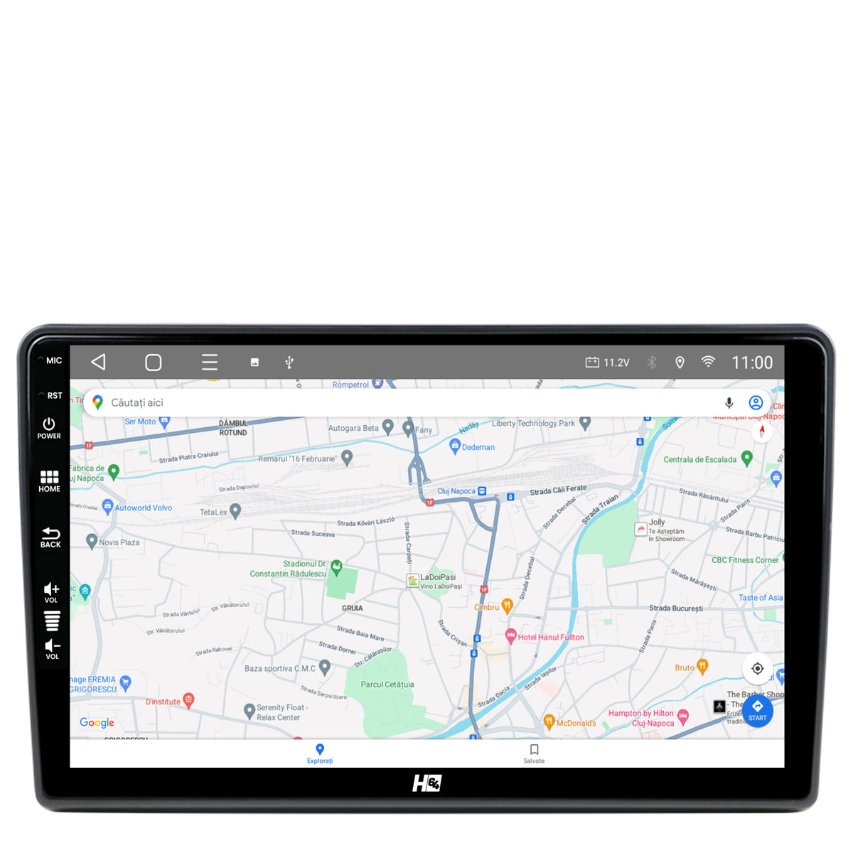 Navigatie HUB64 Toyota Auris (2012-2014), 8GB RAM, Android, Octacore, Slot Sim 4G, DSP, GPS, Wi-FI, Carplay, Android Auto, USB, Bluetooth, Waze, Touchscreen, 10.1 Inch
