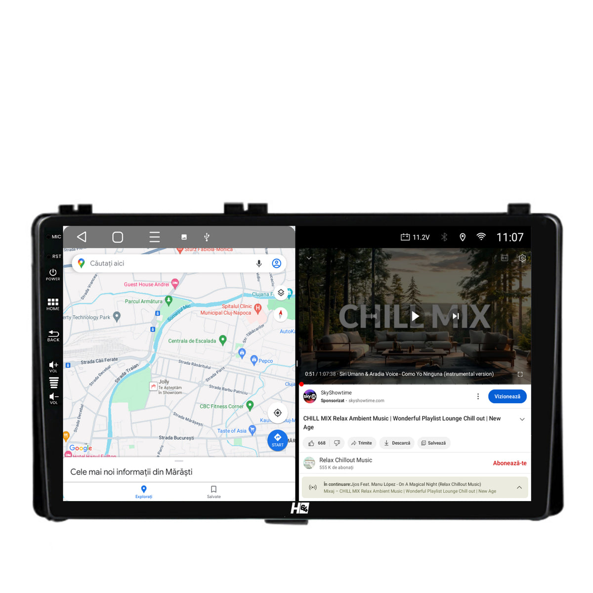 Navigatie HUB64 Toyota Auris/ Corolla (2016+), 2GB RAM, Android, GPS, Wi-FI, Carplay, Android Auto, USB, Bluetooth, Radio, Waze, Touchscreen, 9 inch