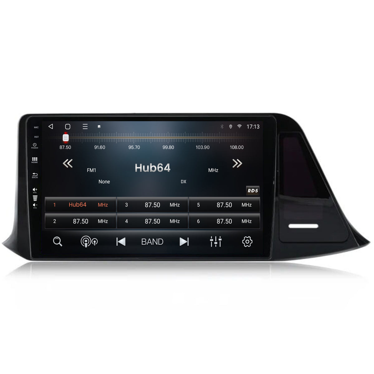 Navigatie HUB64 Toyota CHR (2016-2020), 4GB RAM, Android, Quadcore, DSP, GPS, Wi-FI, Carplay, Android Auto, USB, Bluetooth, Waze, Touchscreen, 9" inch