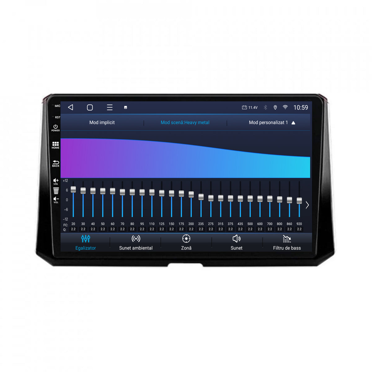 Navigatie HUB64 Toyota Corolla (2019-2023), 4GB RAM, Android, Octacore, Slot Sim 4G, DSP, GPS, Wi-FI, Carplay, Android Auto, USB, Bluetooth, Waze, Touchscreen, 10.1 inch