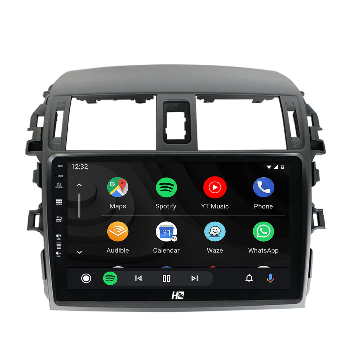 Navigatie HUB64 Toyota Corolla (2007-2013), 8GB RAM, Android, Octacore, Slot Sim 4G, DSP, GPS, Wi-FI, Carplay, Android Auto, USB, Bluetooth, Waze, Touchscreen, 9 Inch