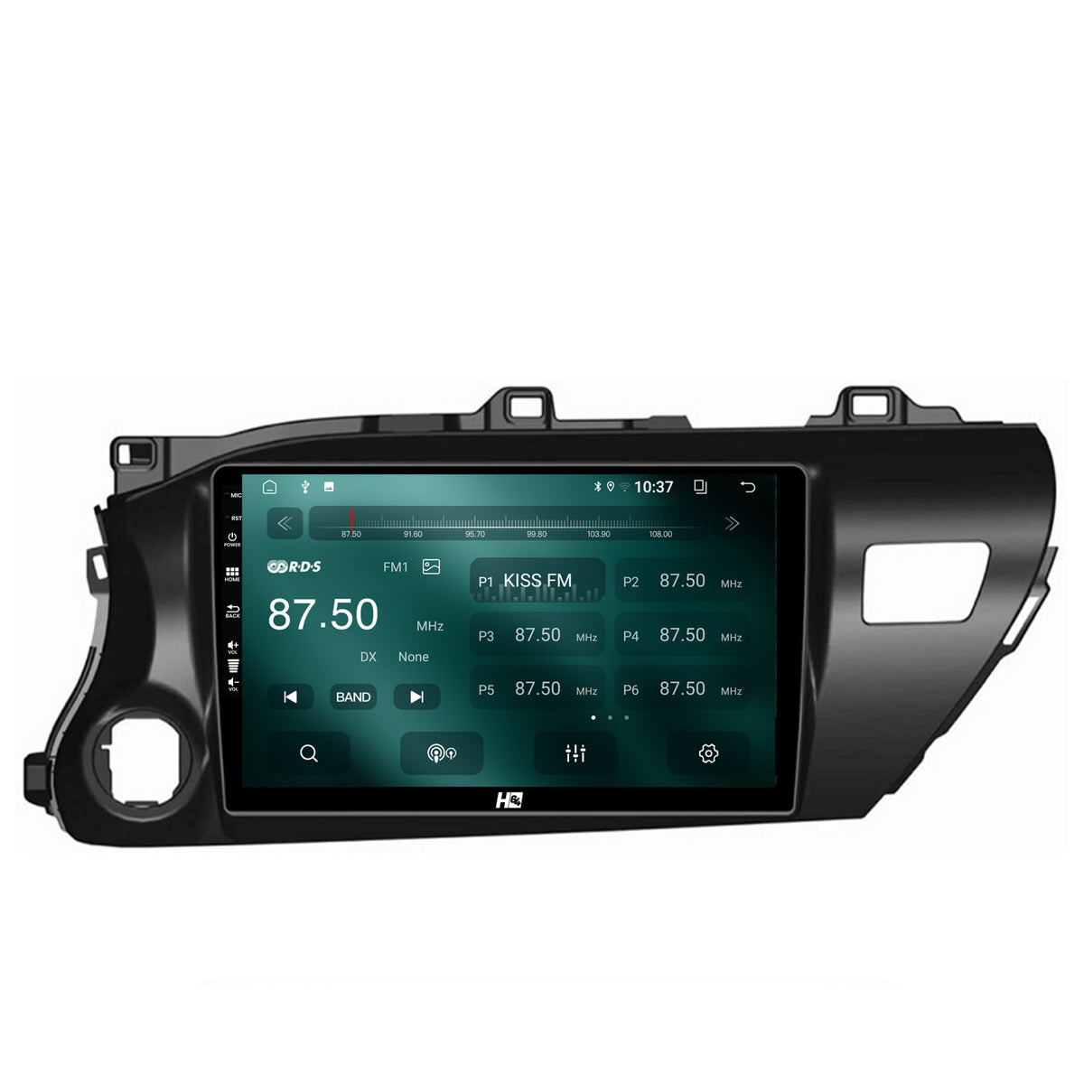 Navigatie HUB64 Toyota Hilux (2015+), 2GB RAM, Android, GPS, Wi-FI, Carplay, Android Auto, USB, Bluetooth, Radio, Waze, Touchscreen, 10.1 inch