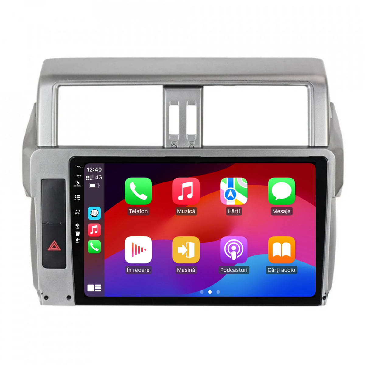 Navigatie HUB64 Toyota Land Cruiser / Prado J150 (2013-2017), 2GB RAM, Android, GPS, Wi-FI, Carplay, Android Auto, USB, Bluetooth, Radio, Waze, Touchscreen, 10.1 inch