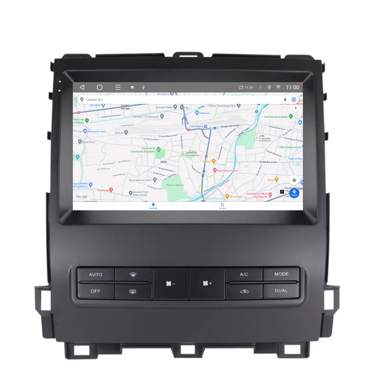 Navigatie HUB64 Toyota Prado J120 (2002-2010), 2GB RAM, Android, GPS, Wi-FI, Carplay, Android Auto, USB, Bluetooth, Radio, Waze, Touchscreen, 9 inch