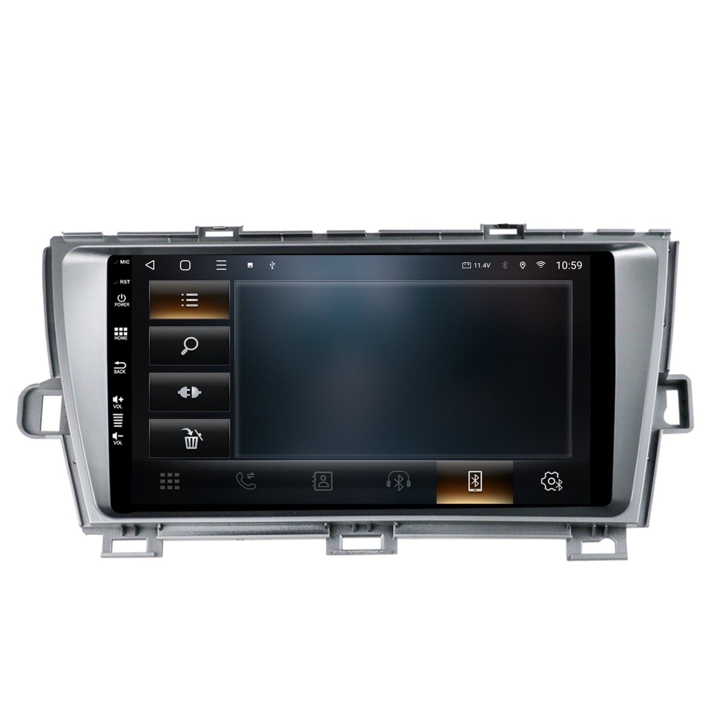 Navigatie HUB64 Toyota Prius (2009-2014), 4GB RAM, Android, Quadcore, DSP, GPS, Wi-FI, Carplay, Android Auto, USB, Bluetooth, Waze, Touchscreen, 9 inch