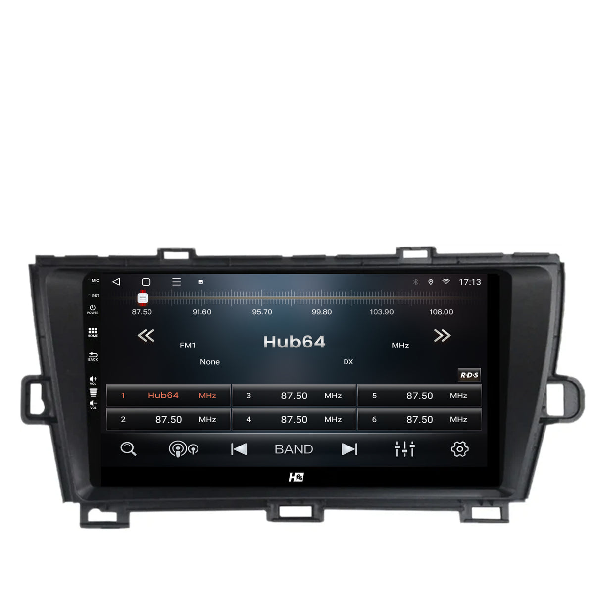 Navigatie HUB64 Toyota Prius (2009-2014), 4GB RAM, Android, Quadcore, DSP, GPS, Wi-FI, Carplay, Android Auto, USB, Bluetooth, Waze, Touchscreen, 9 Inch