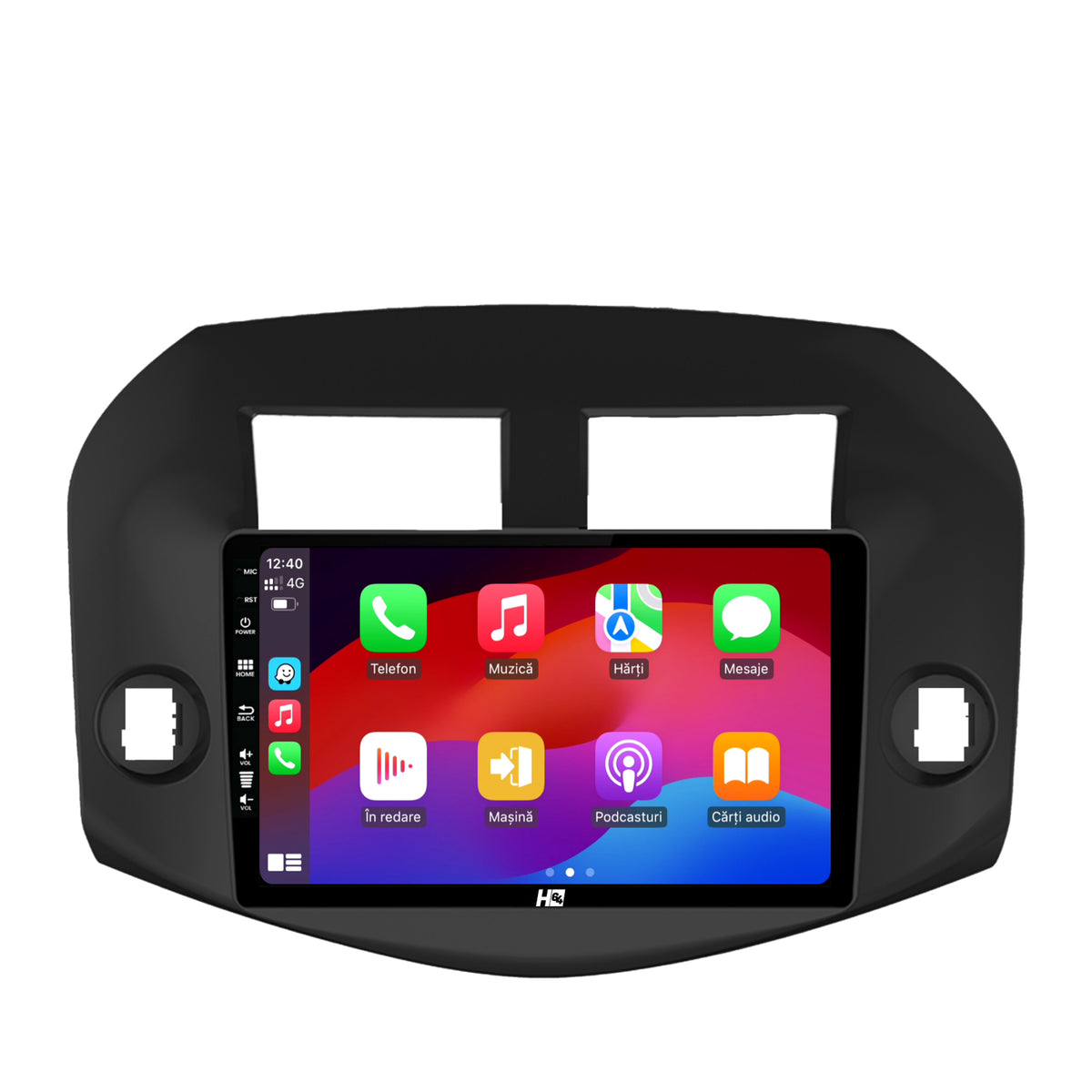Navigatie HUB64 Toyota RAV4 (2005-2013), 2GB RAM, Android, GPS, Wi-FI, Carplay, Android Auto, USB, Bluetooth, Radio, Waze, Touchscreen, 10.1 inch