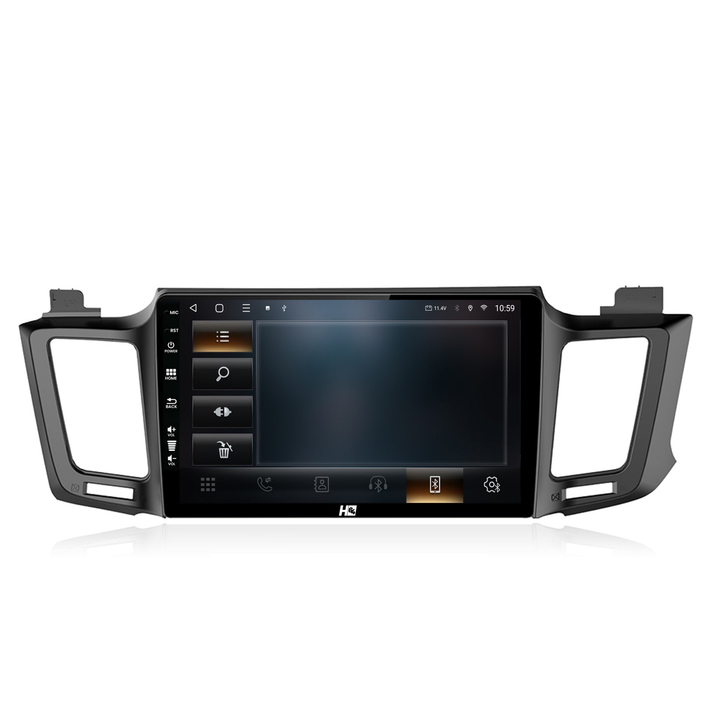 Navigatie HUB64 Toyota RAV4 (2013-2018), 2GB RAM, Android, GPS, Wi-FI, Carplay, Android Auto, USB, Bluetooth, Radio, Waze, Touchscreen, 10.1 inch