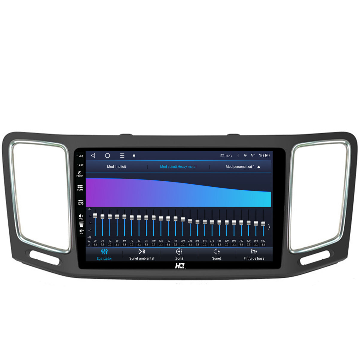 Navigatie HUB64 Volkswagen Sharan / Seat Alhambra (2010-2018), 4GB RAM, Android, Octacore, Slot Sim 4G, DSP, GPS, Wi-FI, Carplay, Android Auto, USB, Bluetooth, Waze, Touchscreen, 9 inch