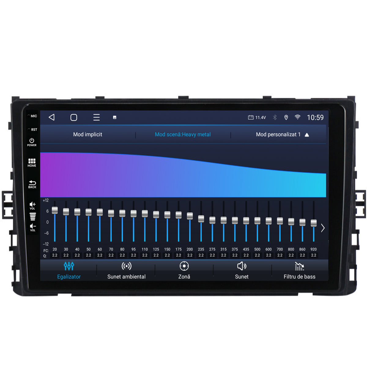 Navigatie HUB64 Volkswagen Taigo (2021+), 6GB RAM, Android, Octacore, Slot Sim 4G, DSP, GPS, Wi-FI, Carplay, Android Auto, USB, Bluetooth, Waze, Touchscreen, 9 Inch