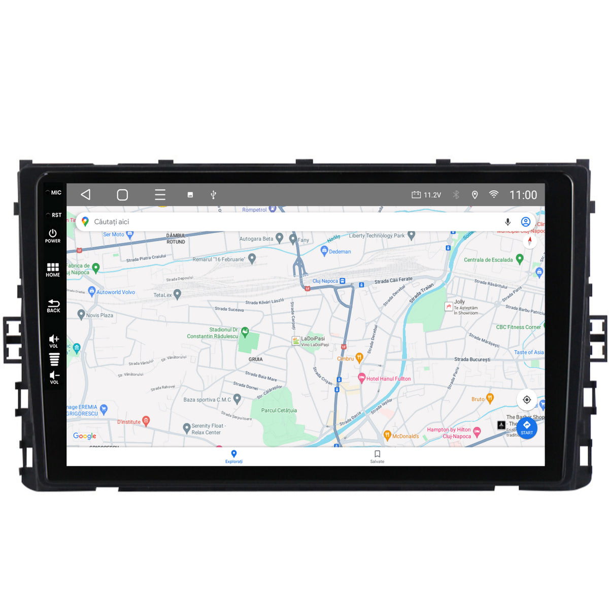 Navigatie HUB64 Volkswagen Taigo (2021+), 6GB RAM, Android, Octacore, Slot Sim 4G, DSP, GPS, Wi-FI, Carplay, Android Auto, USB, Bluetooth, Waze, Touchscreen, 9 Inch