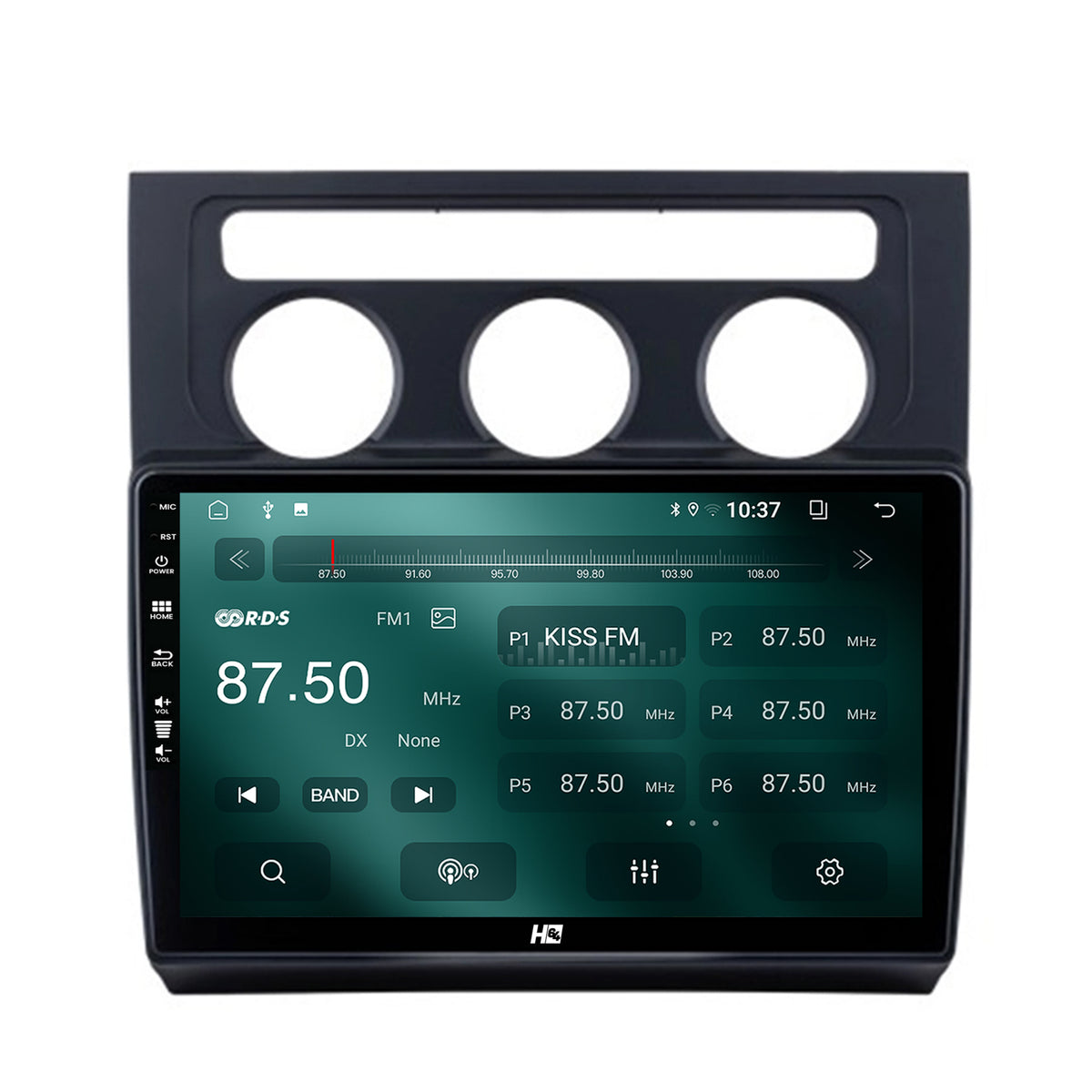 Navigatie HUB64 Volkswagen Touran (2003-2010), 2GB RAM, Android, GPS, Wi-FI, Carplay, Android Auto, USB, Bluetooth, Radio, Waze, Touchscreen, 10.1 inch