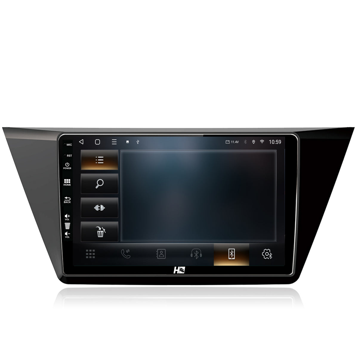 Navigatie HUB64 Volkswagen Touran (2016+), 2GB RAM, Android, GPS, Wi-FI, Carplay, Android Auto, USB, Bluetooth, Radio, Waze, Touchscreen, 10.1 inch