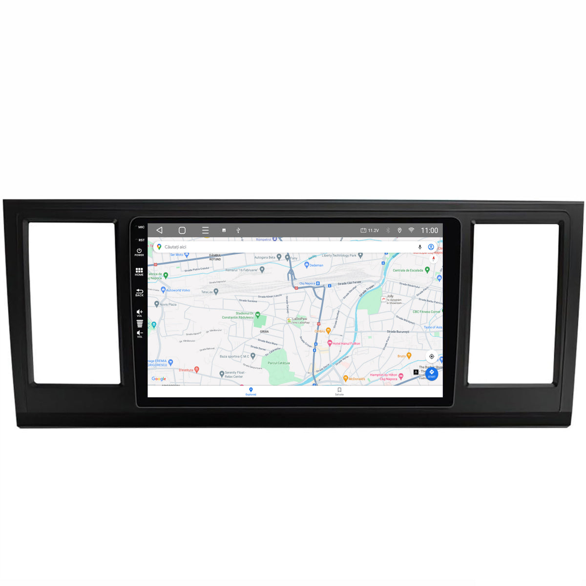 Navigatie HUB64 Volkswagen Transporter / Caravelle / Multivan T6 (2015+), 4GB RAM, Android, Octacore, Slot Sim 4G, DSP, GPS, Wi-FI, Carplay, Android Auto, USB, Bluetooth, Waze, Touchscreen, 9 inch