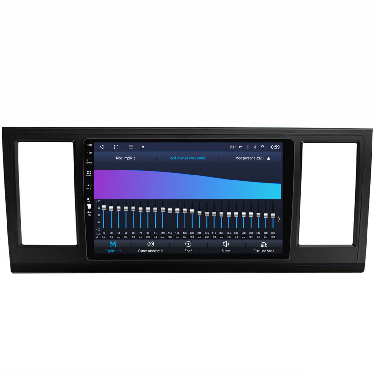 Navigatie HUB64 Volkswagen Transporter / Caravelle / Multivan T6 (2015+), 4GB RAM, Android, Octacore, Slot Sim 4G, DSP, GPS, Wi-FI, Carplay, Android Auto, USB, Bluetooth, Waze, Touchscreen, 9 inch