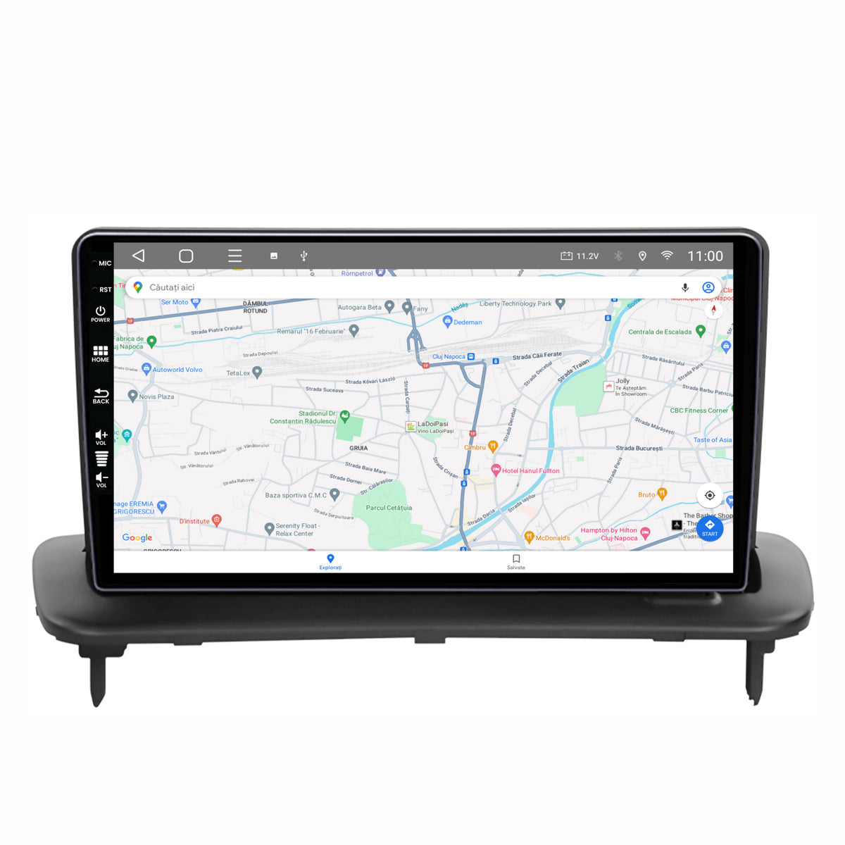 Navigatie HUB64 Volvo C40 C30 S40 C70 V50 (2004-2012), 2GB RAM, Android, GPS, Wi-FI, Carplay, Android Auto, USB, Bluetooth, Radio, Waze, Touchscreen, 9 inch