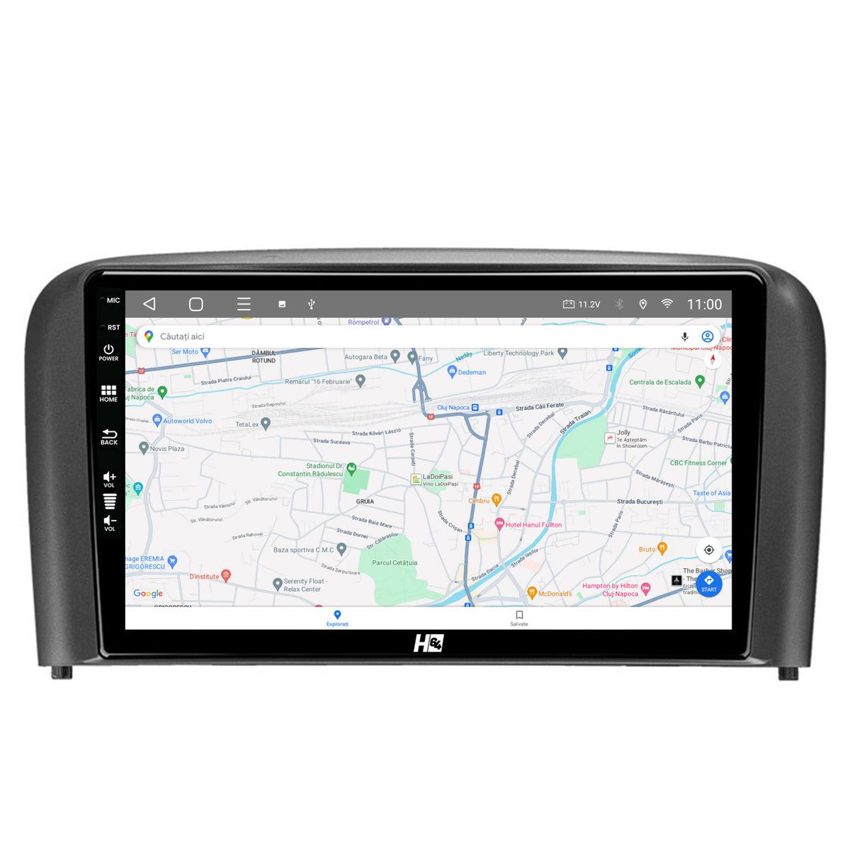 Navigatie HUB64 Volvo S80 (1998-2004), 8GB RAM, Android, Octacore, Slot Sim 4G, DSP, GPS, Wi-FI, Carplay, Android Auto, USB, Bluetooth, Waze, Touchscreen, 9 Inch
