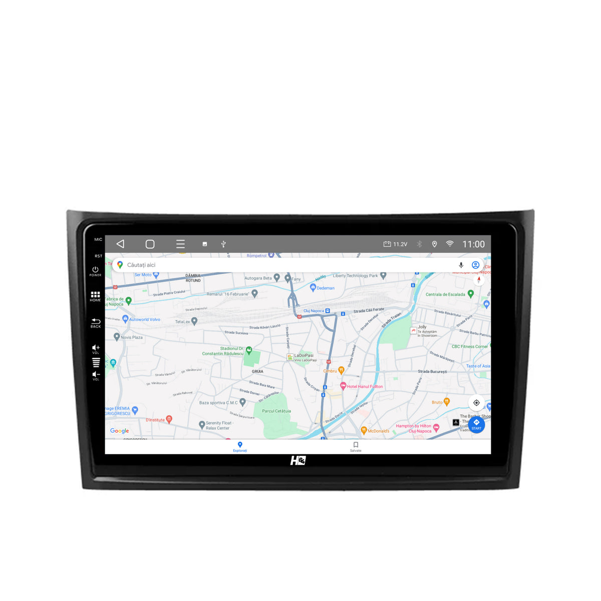 Navigatie HUB64 Volvo XC90 (2002-2014), 2GB RAM, Android, GPS, Wi-FI, Carplay, Android Auto, USB, Bluetooth, Radio, Waze, Touchscreen, 10.1 inch