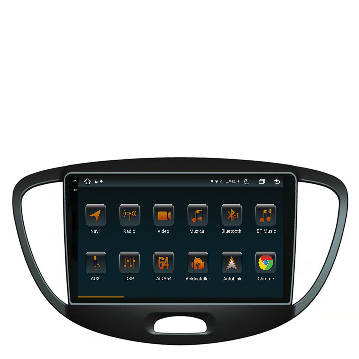 Navigatie Hyundai I10 (2007-2013), Android, V-Octacore / 4GB RAM + 64GB ROM, 9.5 Inch - AD-BGV9004+AD-BGRKIT198