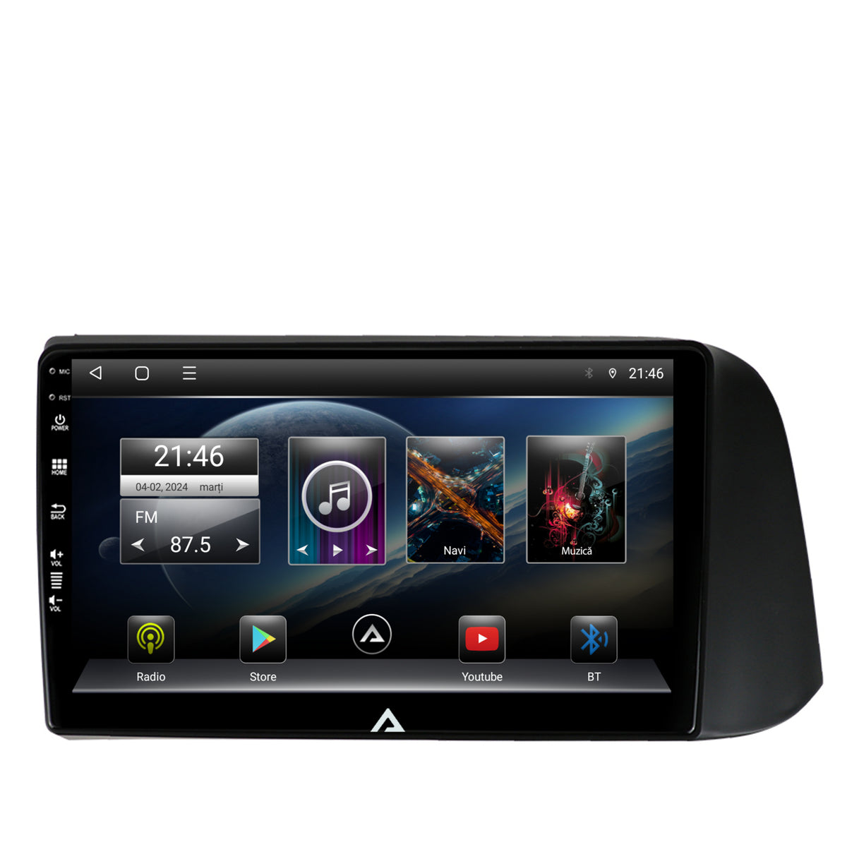 Navigatie Hyundai I10 (2020+), Android, E-Octacore / 2GB RAM + 32GB ROM, 9 Inch - AD-BGE9002+AD-BGRKIT221