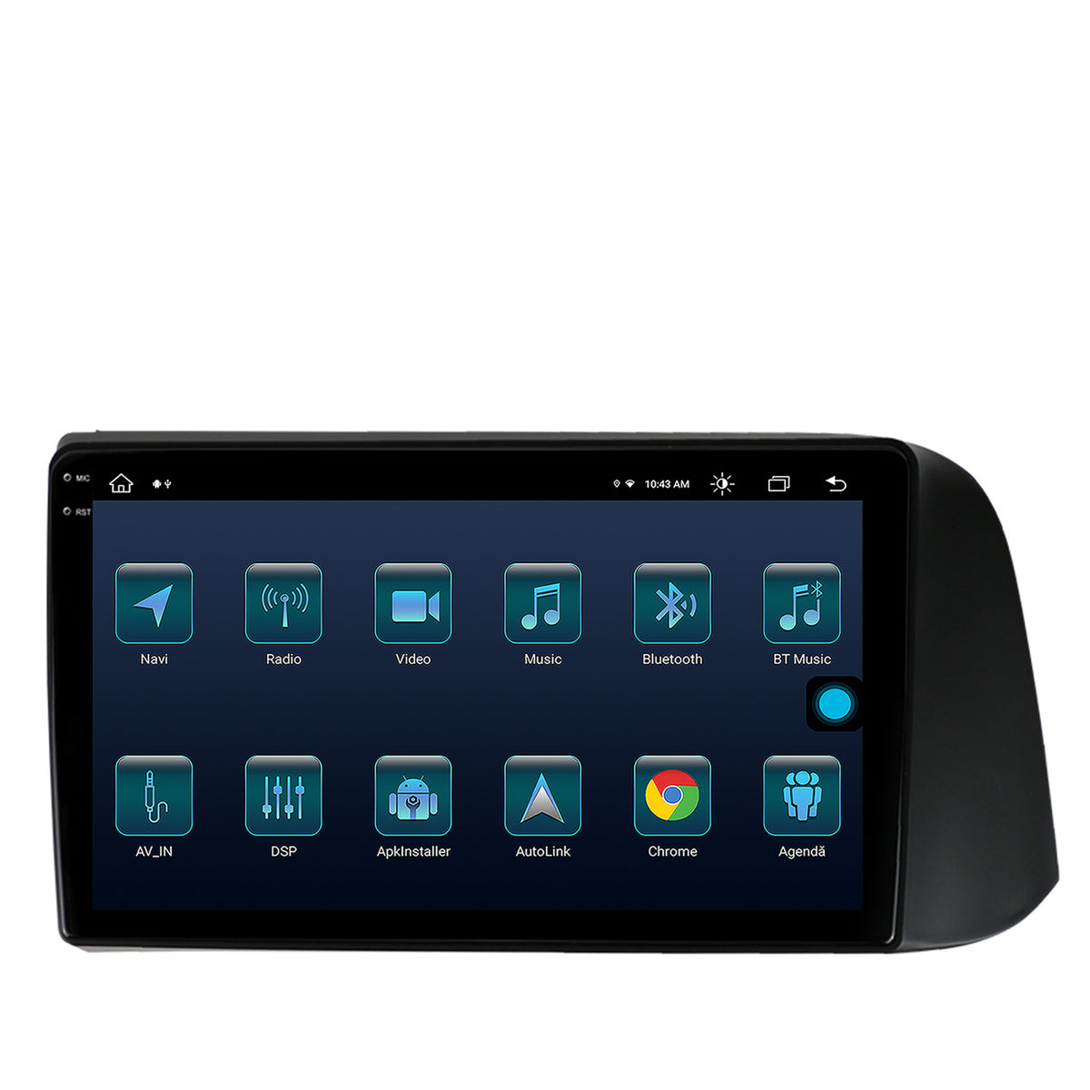 Navigatie Hyundai I10 (2020+), Android, X-Octacore / 8GB RAM + 256GB ROM, 9.5 Inch - AD-BGX9008+AD-BGRKIT221