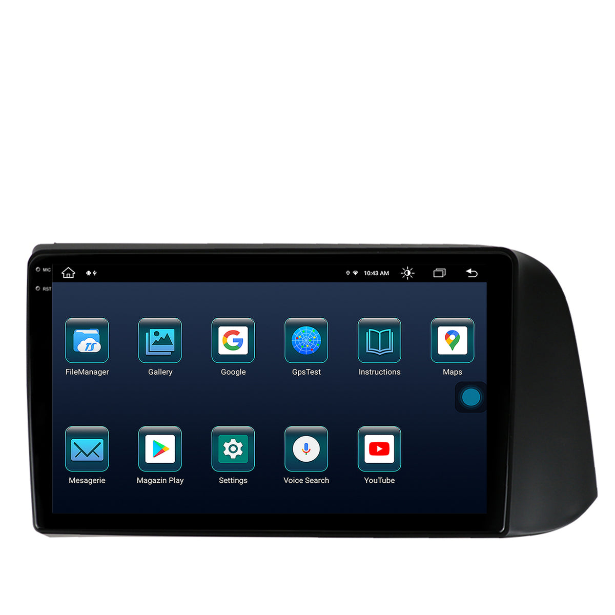 Navigatie Hyundai I10 (2020+), Android, X-Octacore / 8GB RAM + 256GB ROM, 9.5 Inch - AD-BGX9008+AD-BGRKIT221