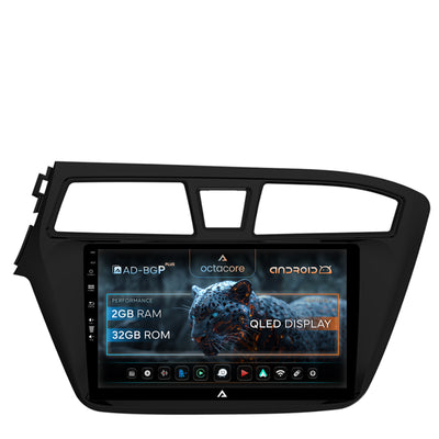 Navigatie Hyundai I20 (2014-2018), Android, P-Octacore / 2GB RAM + 32GB ROM, 9 Inch - AD-BGP9002+AD-BGRKIT194