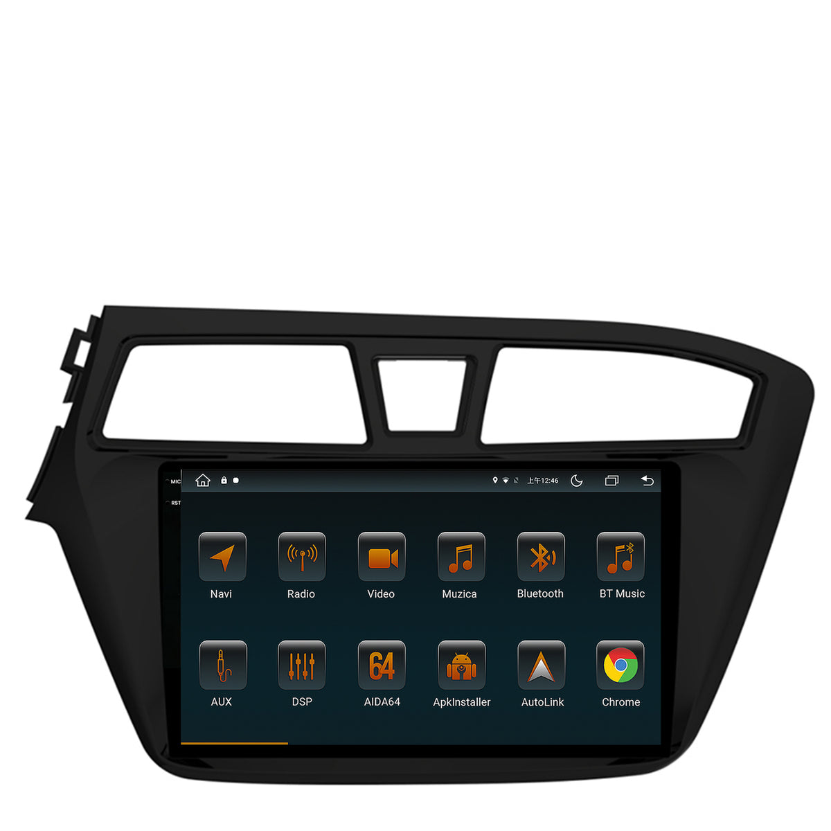 Navigatie Hyundai I20 (2014-2018), Android, V-Octacore / 4GB RAM + 64GB ROM, 9.5 Inch - AD-BGV9004+AD-BGRKIT194