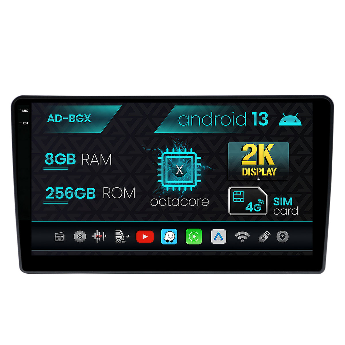 Navigatie Hyundai I40 (2012-2020), Android, X-Octacore / 8GB RAM + 256GB ROM, 9.5 Inch - AD-BGX9008+AD-BGRKIT220V2