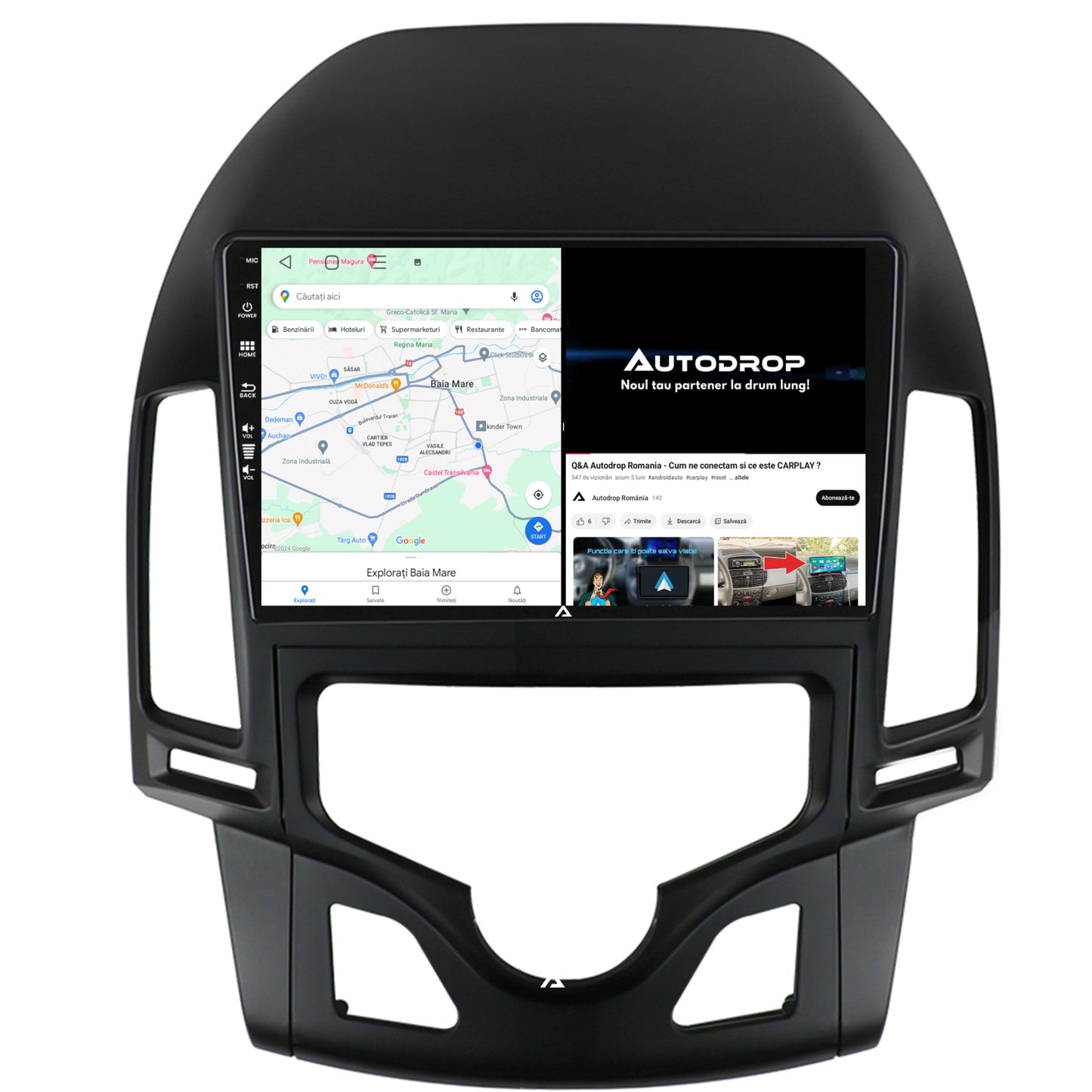 Navigatie Hyundai I30 (2007-2012), Clima Automata, Android, E-Octacore / 2GB RAM + 32GB ROM, 9 Inch - AD-BGE9002+AD-BGRKIT216