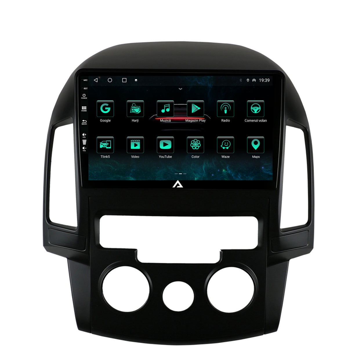Navigatie Hyundai I30 (2007-2012), Clima Manuala, Android, A-Octacore / 4GB RAM + 64GB ROM, 9 Inch - AD-BGA9004+AD-BGRKIT217