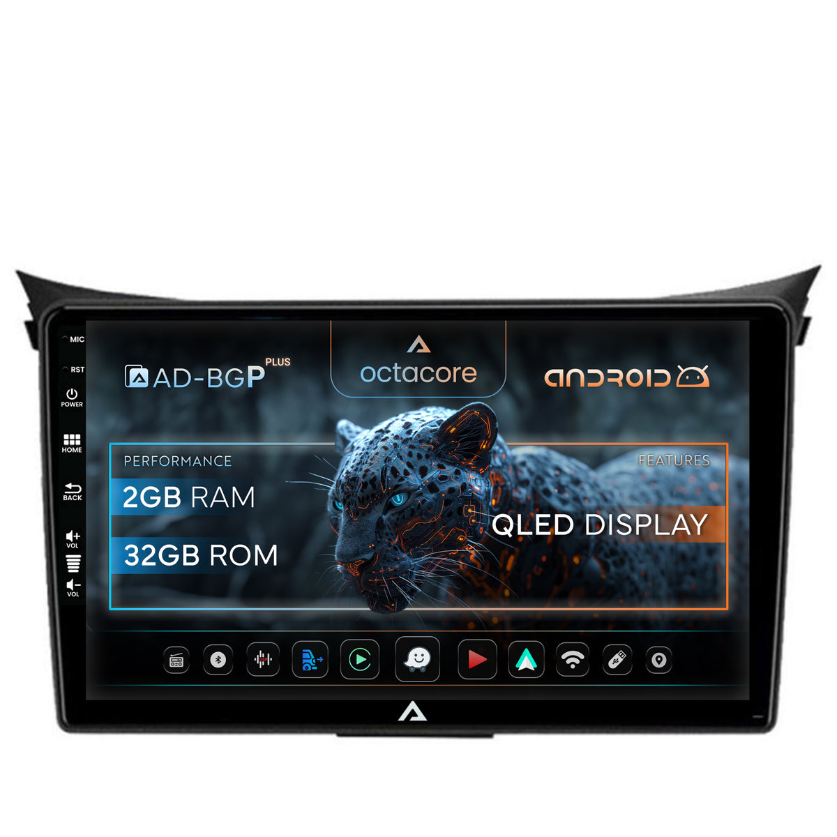 Navigatie Hyundai I30 (2012-2016), Android, P-Octacore / 2GB RAM + 32GB ROM, 9 Inch - AD-BGP9002+AD-BGRKIT216V2