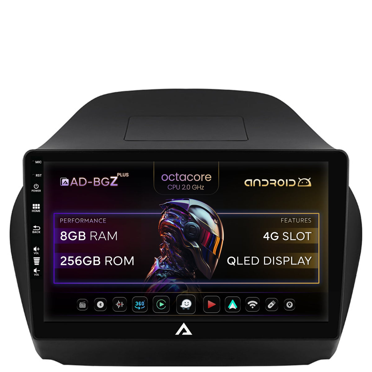 Navigatie Hyundai IX35 (2009-2015), Android, Z-Octacore / 8GB RAM + 256GB ROM, 10.1 Inch - AD-BGZ10008+AD-BGRKIT189