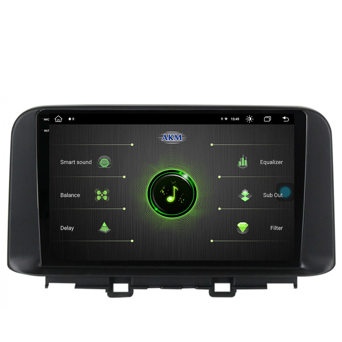 Navigatie Hyundai Kona (2018+), Android, X-Octacore / 8GB RAM + 256GB ROM, 10.36 Inch - AD-BGX10008+AD-BGRKIT183V2