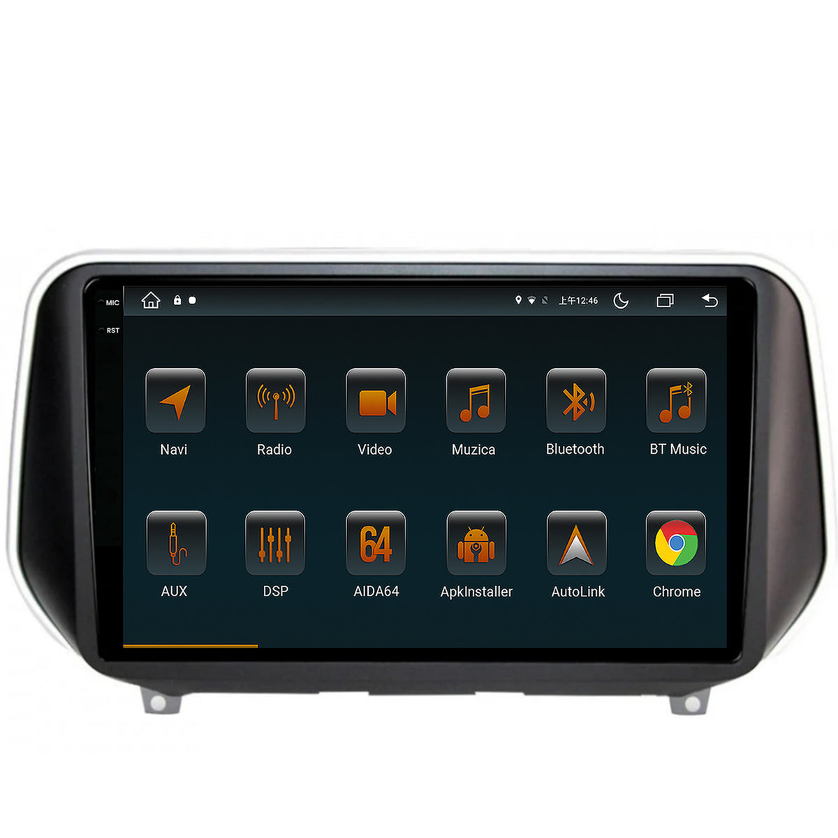 Navigatie Hyundai Santa Fe (2018-Prezent), Android, V-Octacore / 4GB RAM + 64GB ROM, 9.5 Inch - AD-BGV9004+AD-BGRKIT223