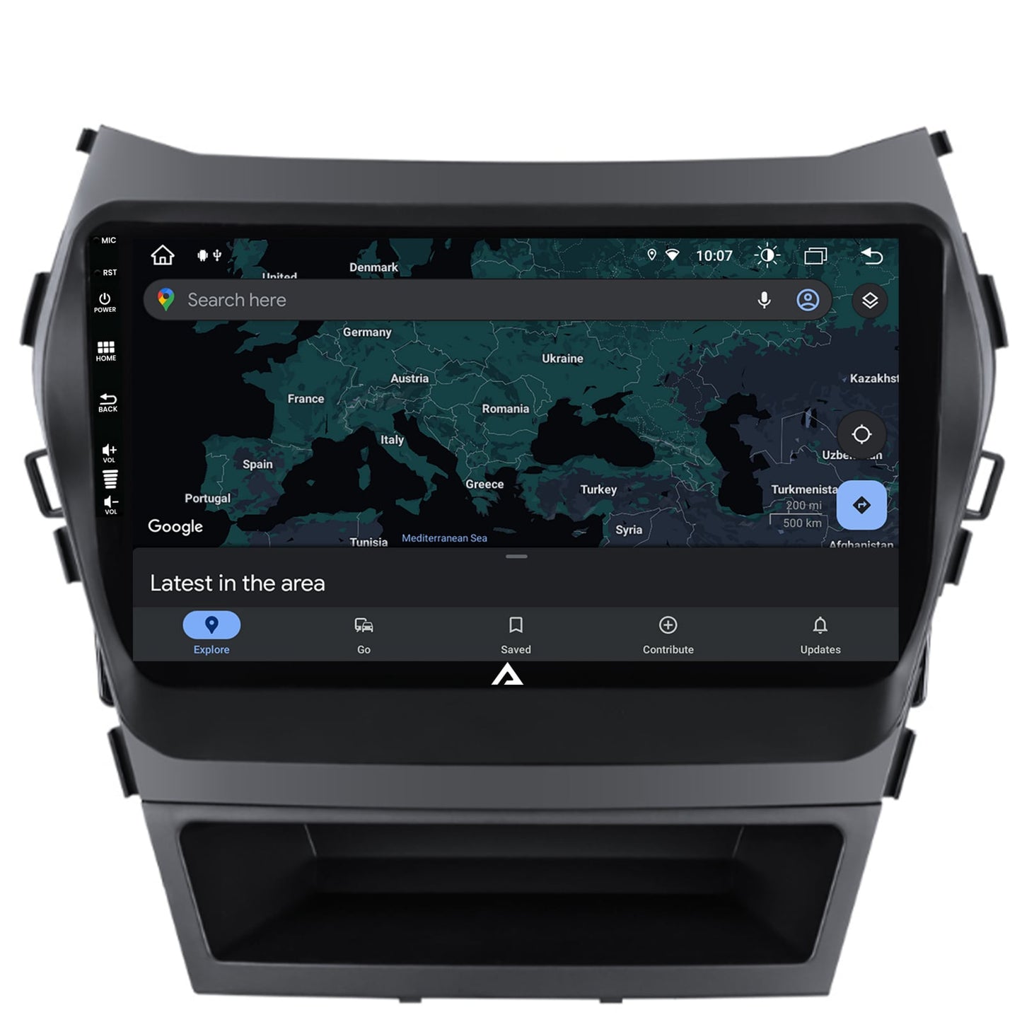 Navigatie Hyundai Santa Fe IX45 (2013-2017), Android, Z-Octacore / 8GB RAM + 256GB ROM, 9 Inch - AD-BGZ9008+AD-BGRKIT182